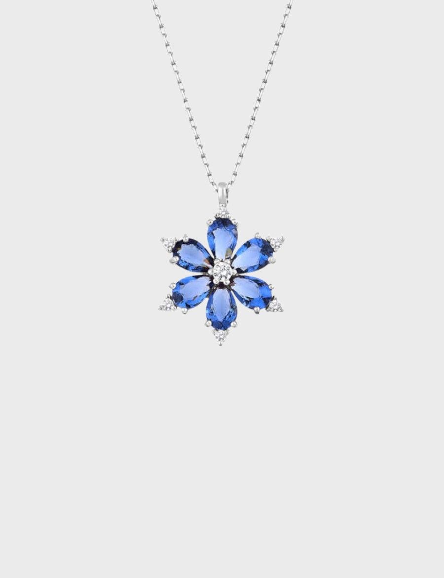 BLUE SAKURA BLOOM KOLYE resmi
