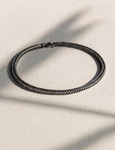 Silver Weave Bileklik resmi