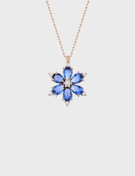 Blue Sakura Bloom Kolye için detayları göster Blue Sakura Bloom Kolye resmi
