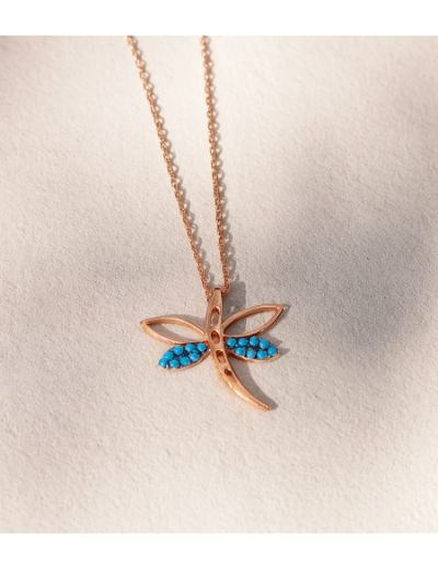 Libelle Turquoise Kolye resmi