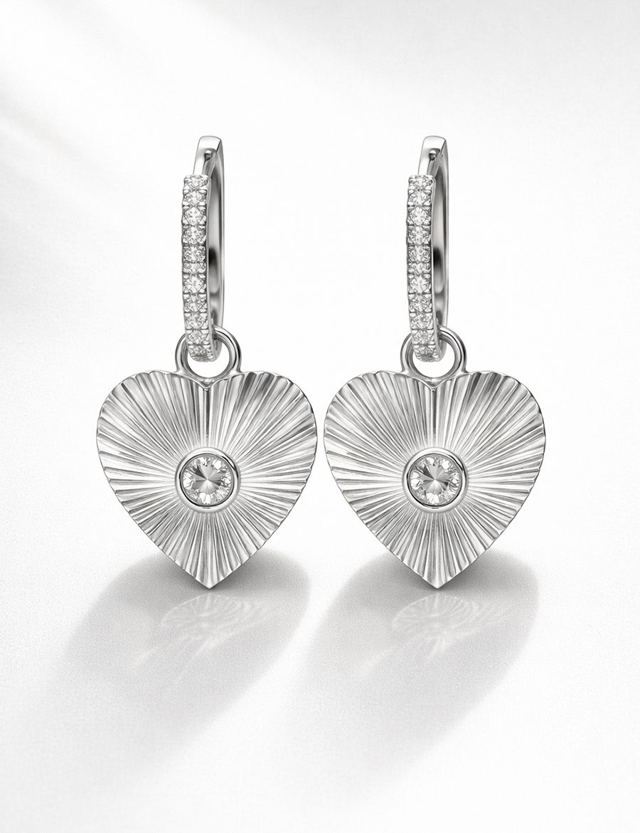 Core Amore Silver Küpe resmi